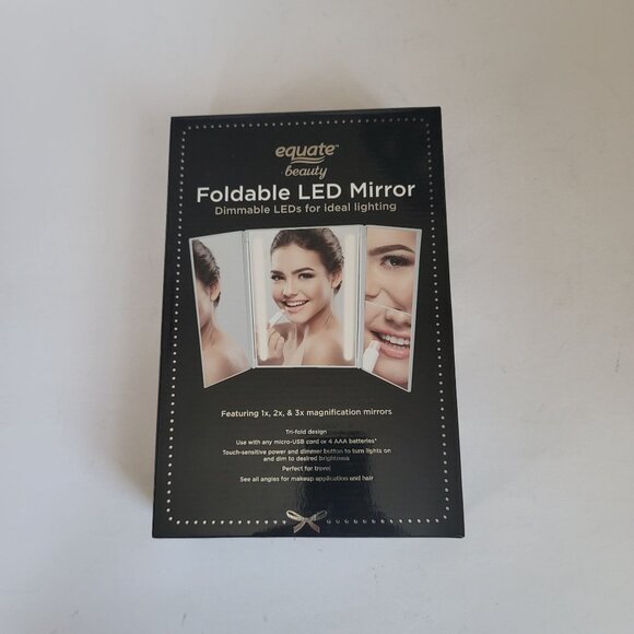 Equate Tri-fold Design Beauty Led Mirror - Picture 3 of 4